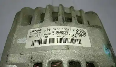 Автозапчастина б/у генератор для fiat 500 (312_) 1.2 (312axa1a) посилання на oem iam ms1022118481  