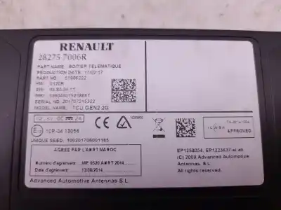Second-hand car spare part electronic module for renault captur i (j5_, h5_) 1.5 dci 90 oem iam references 282757006r  