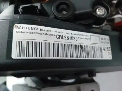 Second-hand car spare part complete engine for seat leon st (5f8) 2.0 tdi oem iam references crl  