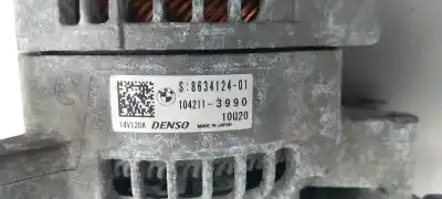 Автозапчастина б/у генератор для mini mini 5-trg. (f55) cooper d посилання на oem iam 8634124-01  