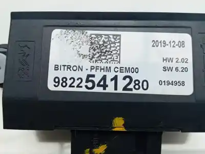 Pezzo di ricambio per auto di seconda mano modulo elettronico per ds ds 3 crossback (u_) 1.2 puretech 100 hnk riferimenti oem iam 9822541280  