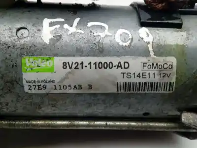 Second-hand car spare part starter motor for ford fiesta vi (cb1, ccn) 1.4 tdci oem iam references 8v21-11000-ad  