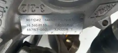 Peça sobressalente para automóvel em segunda mão turbocompresor por ds ds 3 crossback (u_) 1.2 puretech 100 hnk referências oem iam 9836081180  