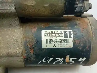 Автозапчасти б/у двигатель запускается за peugeot 206 hatchback (2a/c) 1.1 i ссылки oem iam 9656317780  