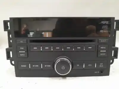 İkinci el araba yedek parçası SES SISTEMI / RADYO CD için CHEVROLET CAPTIVA (C100, C140)  OEM IAM referansları 96647739  