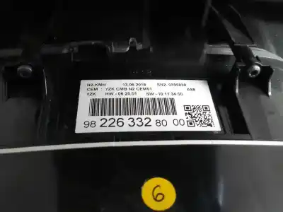 Автозапчастина б/у панель інструментів для citroen c3 aircross ii (2r_, 2c_) 1.6 bluehdi 120 (2cbhzh) посилання на oem iam 9822633280  