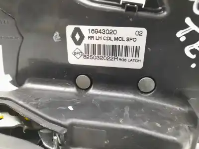 Second-hand car spare part rear left door lock for renault megane i scenic ja renault oem iam references 825032022r  