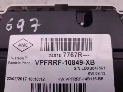 Автозапчастина б/у панель інструментів для renault captur i (j5_, h5_) 1.5 dci 90 посилання на oem iam 248107767r  