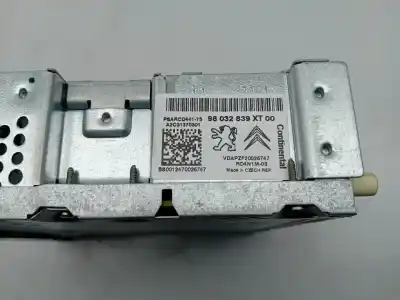 Second-hand car spare part audio system / radio cd for citroen ds3 1.6 16v oem iam references 98032839xt  