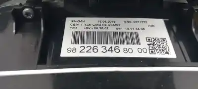 Second-hand car spare part dashboard for citroen c3 aircross ii (2r_, 2c_) 1.2 puretech 110 (2rhnzb 2rhnzw 2rhnpx 2rhnpj) oem iam references 9822634680  
