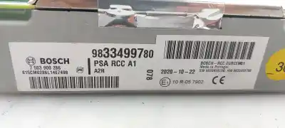 Автозапчасти б/у аудиосистема / радио cd за ds ds 3 crossback (u_) 1.2 puretech 100 hnk ссылки oem iam 9833499780  