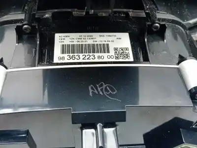Автозапчастина б/у панель інструментів для citroen c3 aircross ii (2r_, 2c_) 1.5 bluehdi 120 (2cyhxx) посилання на oem iam 9836322380  