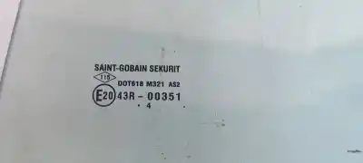 Автозапчастина б/у скло двері задне ліво для dacia logan ii 1.2 посилання на oem iam   