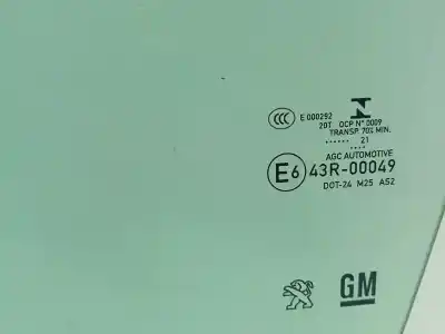 Автозапчасти б/у стекло левой передней двери за ds ds 7 crossback (j_) 1.5 bluehdi 130 yhz ссылки oem iam   