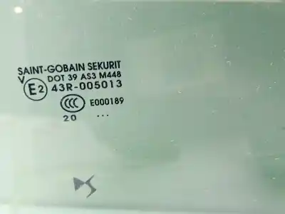 Автозапчасти б/у стекло задней левой двери за ds ds 7 crossback (j_) 1.5 bluehdi 130 yhz ссылки oem iam   