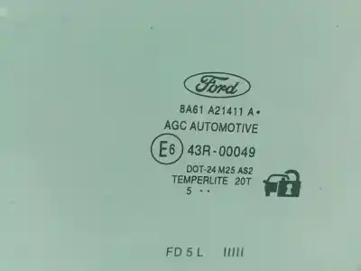 Автозапчастина б/у скло передніх дверей ліве для ford fiesta vi (cb1, ccn) 1.4 tdci посилання на oem iam   