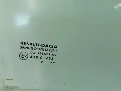Second-hand car spare part front right door window glass for dacia lodgy (js_) 1.5 dci oem iam references   