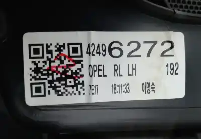 Автозапчастина б/у обкітка задніх лівіх дверей для opel mokka / mokka x (j13) 1.6 cdti 4x4 (_76) посилання на oem iam 42496272  