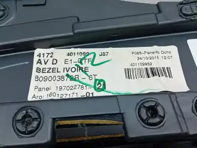 Автозапчасти б/у обивка передней правой двери за renault captur i (j5_, h5_) 0.9 tce 90 ссылки oem iam 809003872r  