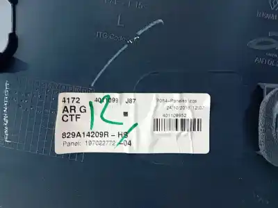 Автозапчасти б/у обивка задней левой двери за renault captur i (j5_, h5_) 0.9 tce 90 ссылки oem iam 829a14209r  
