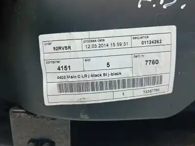 Автозапчасти б/у обивка передней правой двери за opel adam (m13) 1.2 ссылки oem iam 13357760  