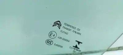 Автозапчастина б/у скло передніх дверей ліве для citroen c3 aircross ii (2r_, 2c_) 1.5 bluehdi 110 посилання на oem iam   