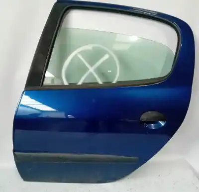 Автозапчасти б/у задняя левая дверь за peugeot 206 hatchback (2a/c) 1.1 i ссылки oem iam 