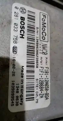 Second-hand car spare part ecu engine control for ford fiesta vi (cb1, ccn) 1.5 tdci oem iam references   