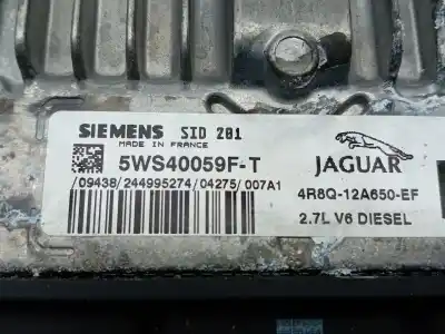 Автозапчасти б/у блок управления двигателем за jaguar s-type ii (x200) 2.7 d ссылки oem iam 5ws40059f-t  