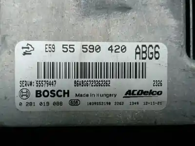 Автозапчасти б/у блок управления двигателем за opel insignia a (g09) 2.0 cdti (68) ссылки oem iam gm 55590420  