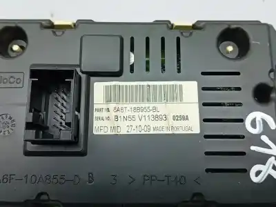 Second-hand car spare part multifunction display for ford fiesta vi (cb1, ccn) 1.4 tdci oem iam references 8a6t-18b955-bl  