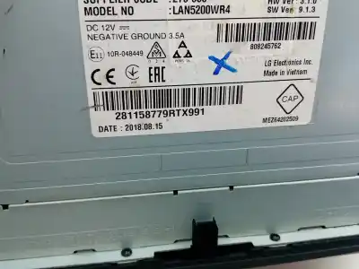Автозапчасти б/у многофункциональный дисплей за renault captur i (j5_, h5_) 0.9 tce 90 ссылки oem iam 281158779r  