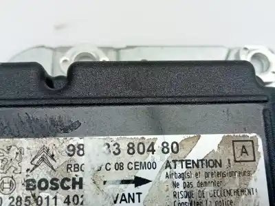 Pezzo di ricambio per auto di seconda mano centralina airbag per peugeot 208 i (ca_, cc_) 1.2 vti 82 riferimenti oem iam 9803380480  
