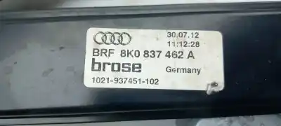 Автозапчасти б/у регулятор стекла переднего правого за audi a4 b8 avant (8k5) 2.0 tdi ссылки oem iam 8k0837462a  