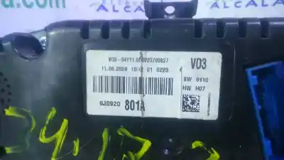 Peça sobressalente para automóvel em segunda mão quadrante por seat ibiza (6j5) reference referências oem iam 6j0920801a  