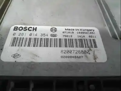 Автозапчасти б/у блок управления двигателем за renault laguna iii dynamique ссылки oem iam 8200726880 0281014354 
