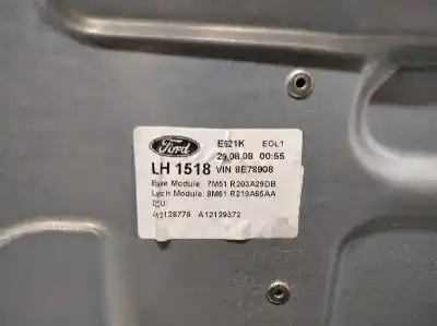 Second-hand car spare part driver left window regulator for ford kuga (cbv) trend oem iam references 7m51r203a29db  