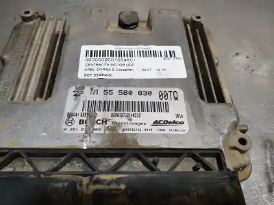 Second-hand car spare part ecu engine control for opel corsa d corsavan oem iam references 0281017960  55580830