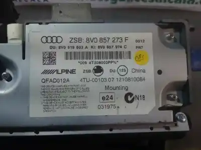 Автозапчасти б/у многофункциональный дисплей за audi a3 (8v) ambiente ссылки oem iam 8v0857273f  