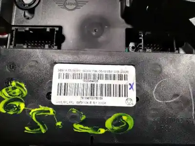 Peça sobressalente para automóvel em segunda mão comando de sofagem (chauffage / ar condicionado) por bmw mini (r56) cooper referências oem iam 69791104  