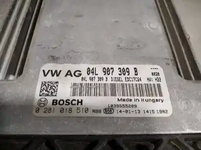 Second-hand car spare part ecu engine control for seat leon (5f1) reference oem iam references 0281018510  