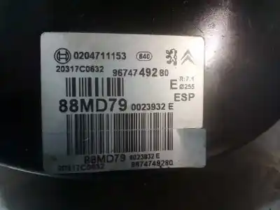 Peça sobressalente para automóvel em segunda mão servo freio por citroen ds4 design referências oem iam 9674749280  