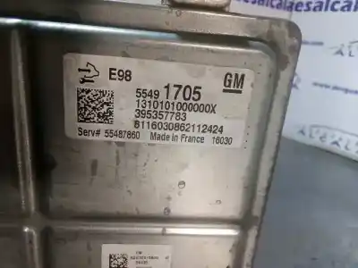 Автозапчастина б/у ебу контролер двигуна для opel mokka color edition посилання на oem iam 55491705  
