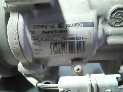 Second-hand car spare part air conditioning compressor for renault kangoo dynamique oem iam references 0644004844  8200651251