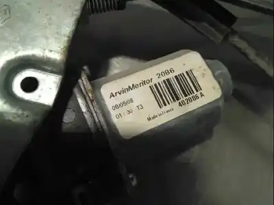 Second-hand car spare part passenger side right window regulator for renault kangoo dynamique oem iam references 402086  