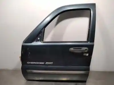 Peça sobressalente para automóvel em segunda mão porta da frente esquerda por chrysler jeep cherokee (kj) 2.5 crd cat referências oem iam 