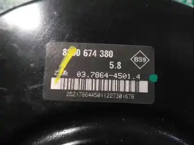 Peça sobressalente para automóvel em segunda mão servo freio por renault clio iii authentique referências oem iam 8200674380  0378644501