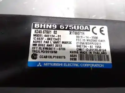 Second-hand car spare part electronic module for mazda cx-3 center-line oem iam references bhn9675u0a  kd45675u1