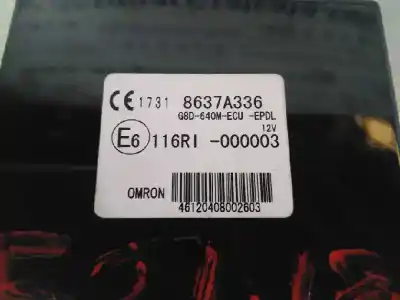 Second-hand car spare part electronic module for mitsubishi outlander (cw0) challenge 4wd oem iam references 8637a336  116r1000003