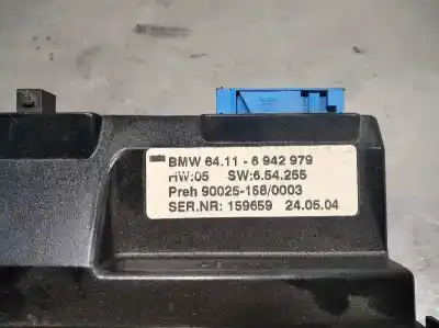Peça sobressalente para automóvel em segunda mão comando de sofagem (chauffage / ar condicionado)  por bmw serie 7 (e65/e66) 730d referências oem iam 6942979  